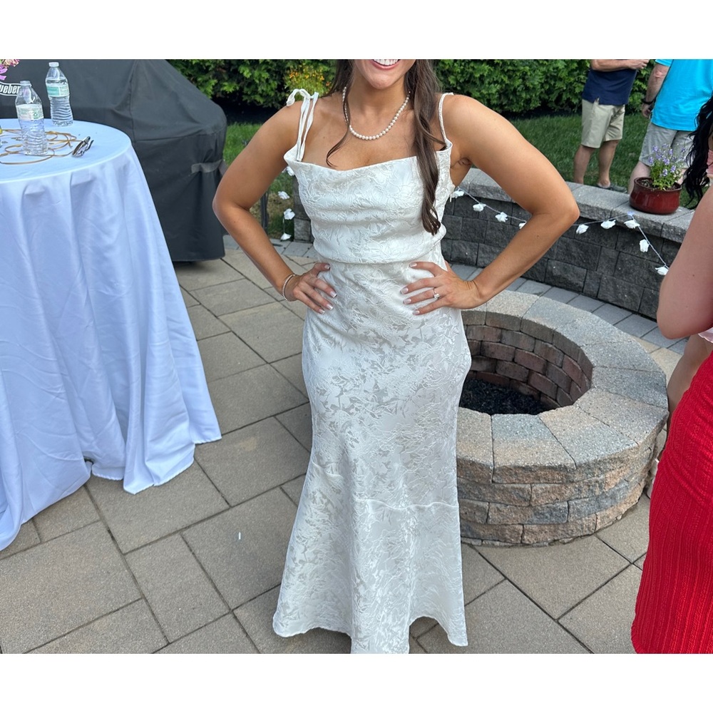 Babyboo Whitney Maxi Dress- Ivory